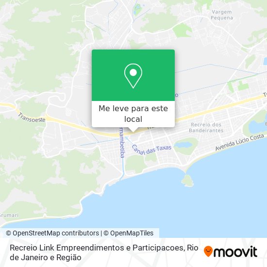 Recreio Link Empreendimentos e Participacoes mapa