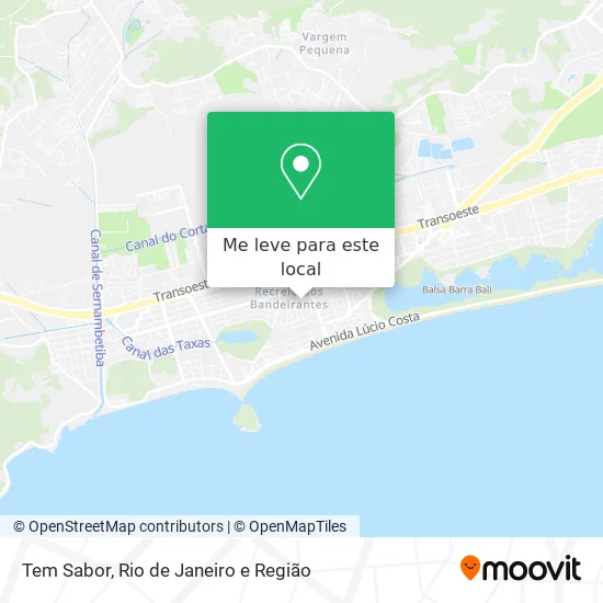 Tem Sabor mapa