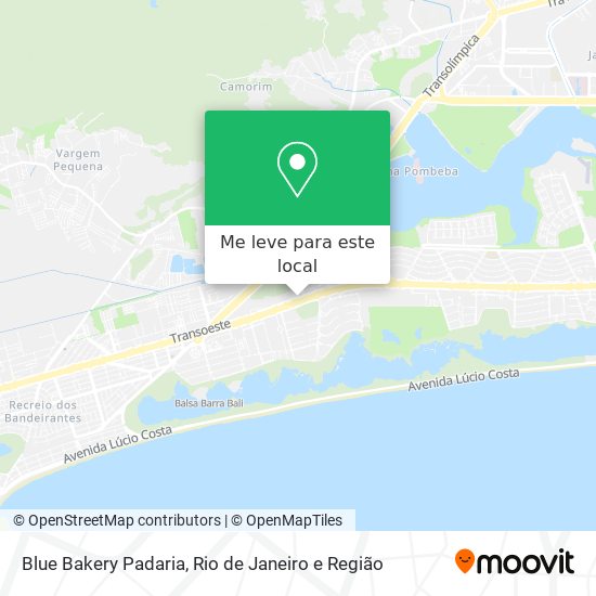 Blue Bakery Padaria mapa