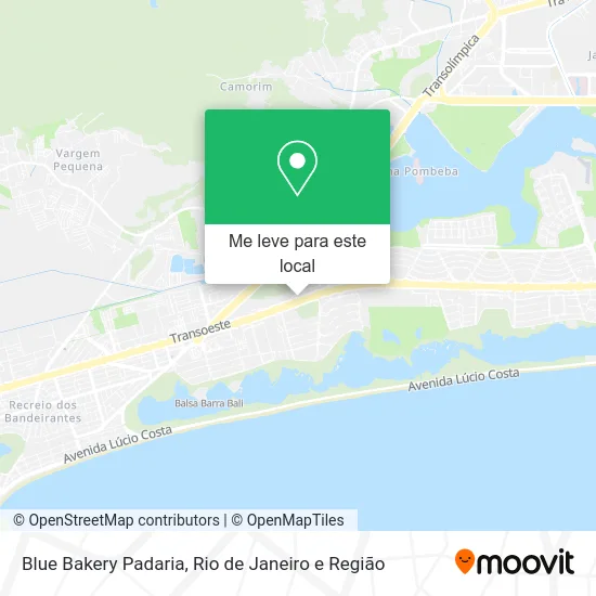 Blue Bakery Padaria mapa