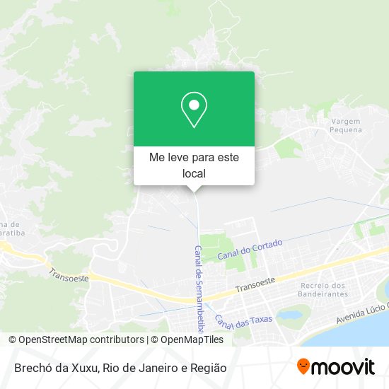Brechó da Xuxu mapa