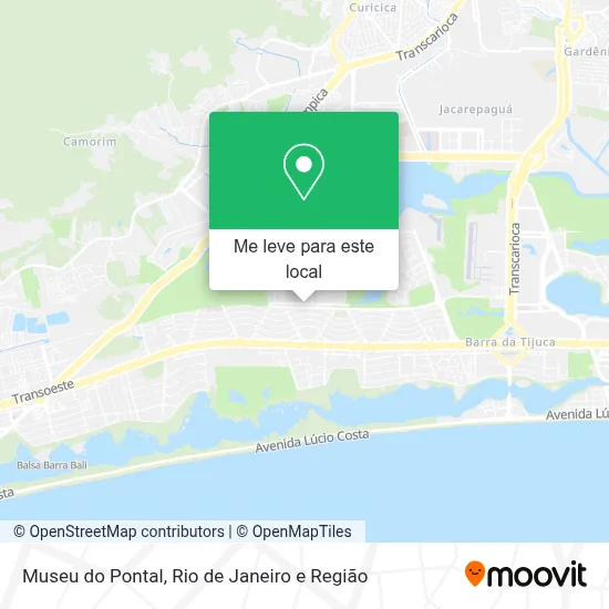 Museu do Pontal mapa