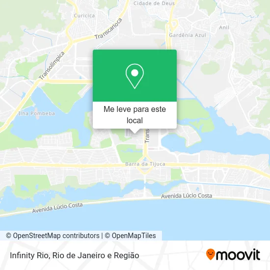 Infinity Rio mapa