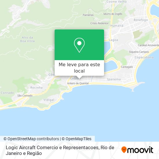 Logic Aircraft Comercio e Representacoes mapa