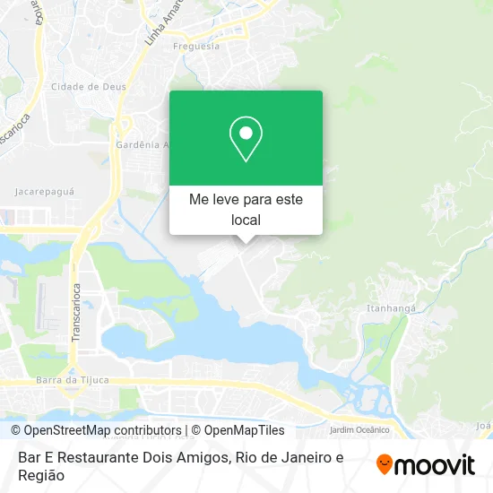 Bar E Restaurante Dois Amigos mapa