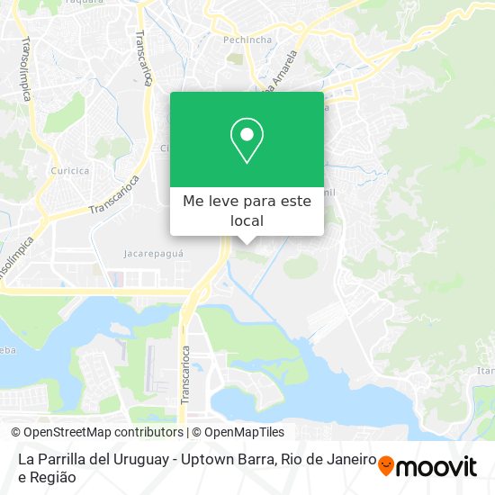 La Parrilla del Uruguay - Uptown Barra mapa