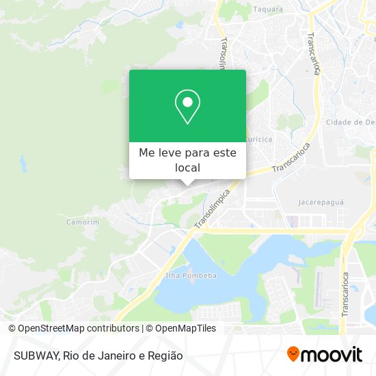 SUBWAY mapa