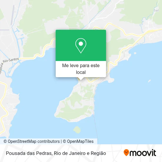 Pousada das Pedras mapa