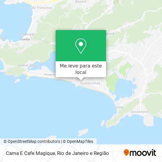 Cama E Cafe Magique mapa