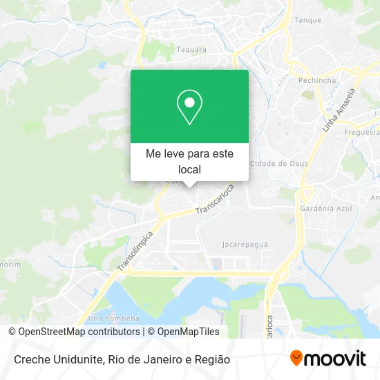 Creche Unidunite mapa