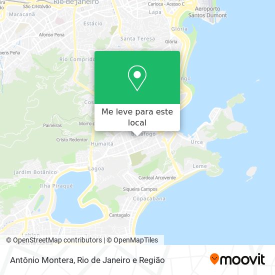 Antônio Montera mapa