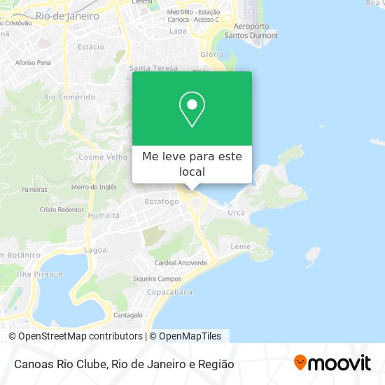 Canoas Rio Clube mapa