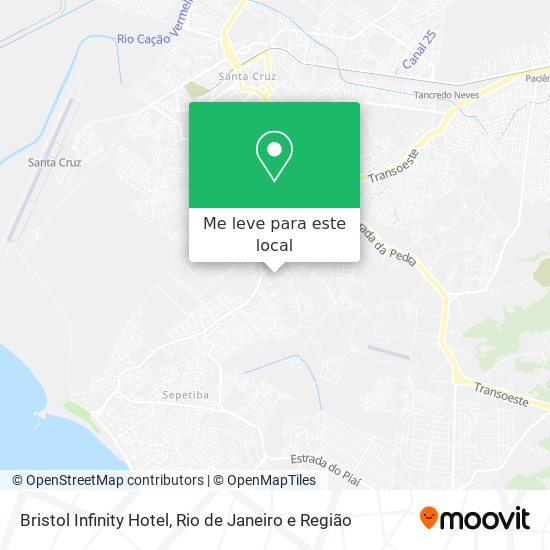 Bristol Infinity Hotel mapa