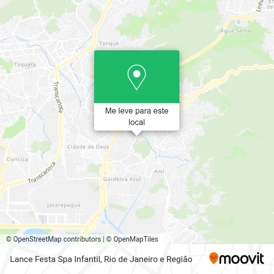 Lance Festa Spa Infantil mapa