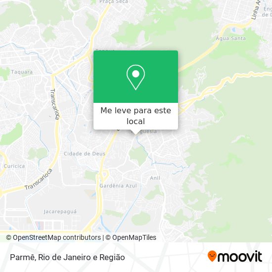 Parmê mapa