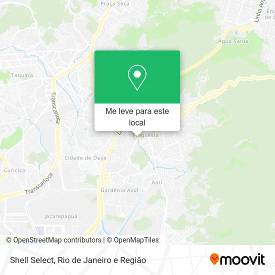 Shell Select mapa