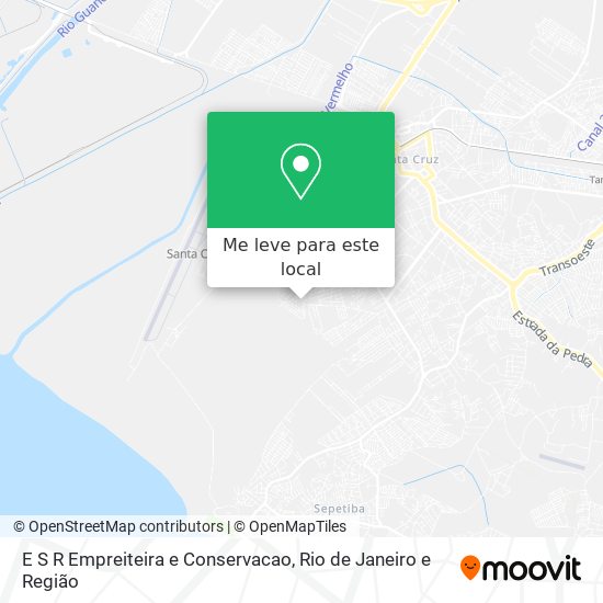 E S R Empreiteira e Conservacao mapa