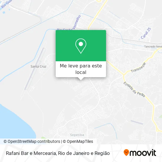 Rafani Bar e Mercearia mapa