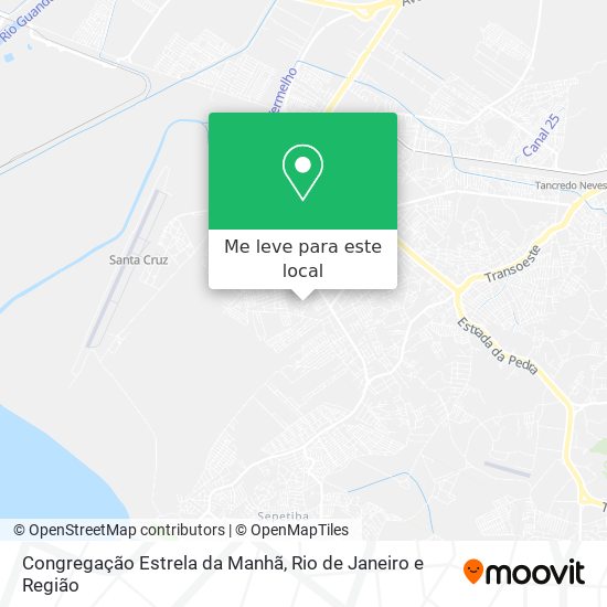Congregação Estrela da Manhã mapa