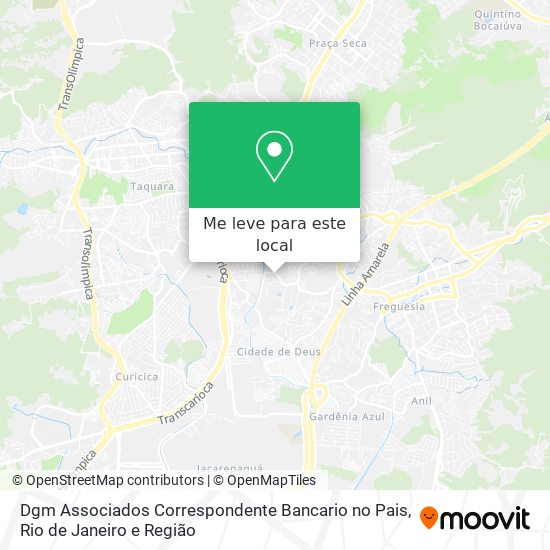 Dgm Associados Correspondente Bancario no Pais mapa