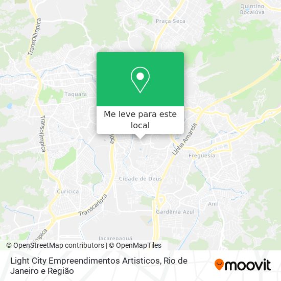 Light City Empreendimentos Artisticos mapa