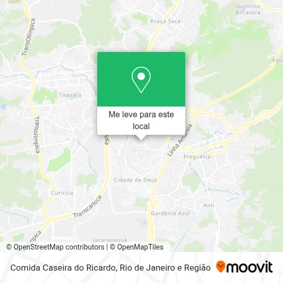Comida Caseira do Ricardo mapa