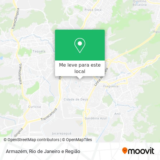 Armazém mapa