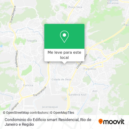 Condominio do Edificio smart Residencial mapa