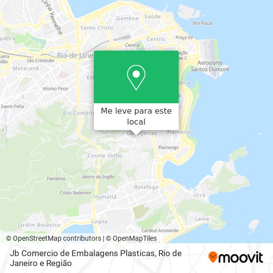 Jb Comercio de Embalagens Plasticas mapa