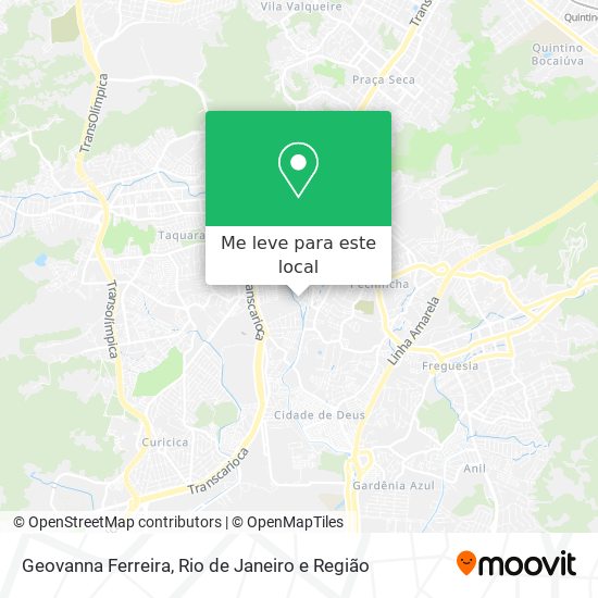 Geovanna Ferreira mapa