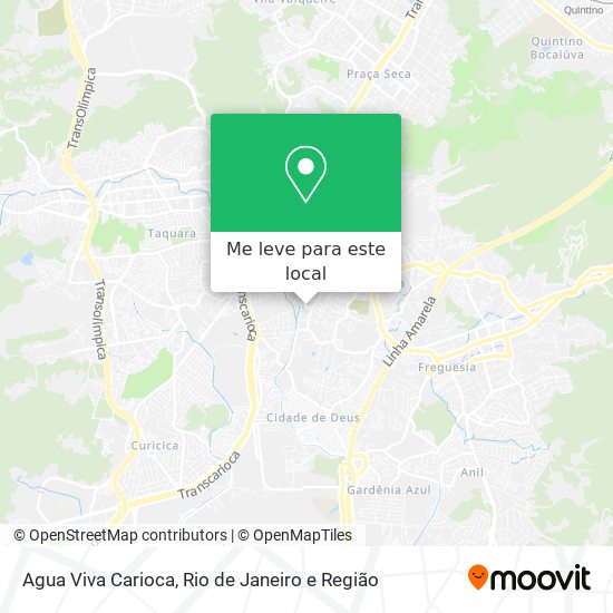 Agua Viva Carioca mapa