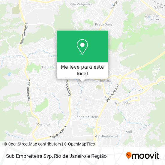 Sub Empreiteira Svp mapa