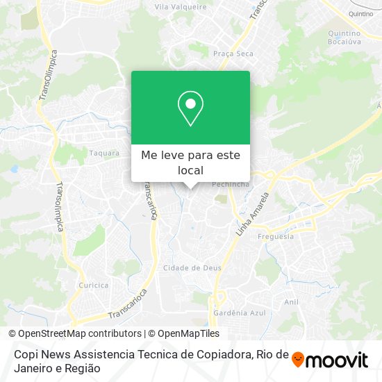 Copi News Assistencia Tecnica de Copiadora mapa