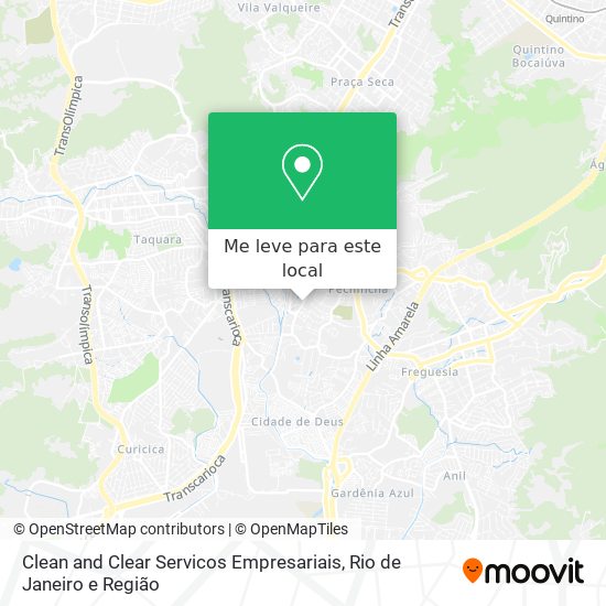 Clean and Clear Servicos Empresariais mapa