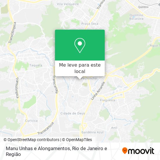 Manu Unhas e Alongamentos mapa