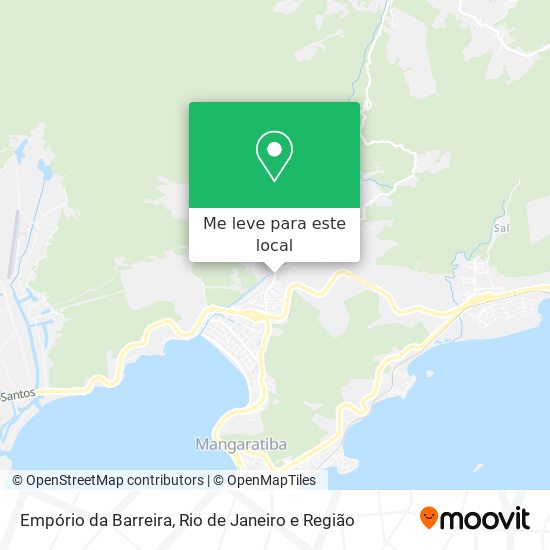 Empório da Barreira mapa