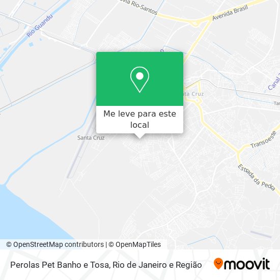 Perolas Pet Banho e Tosa mapa