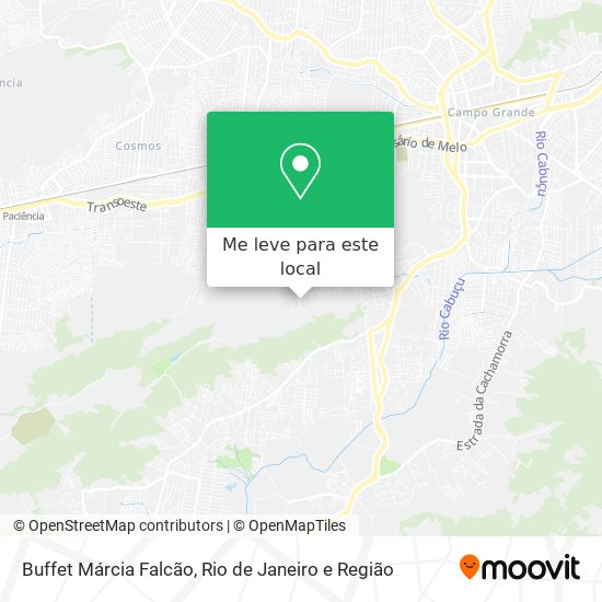 Buffet Márcia Falcão mapa