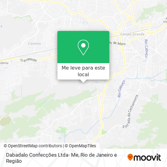 Dabadalo Confecções Ltda- Me mapa