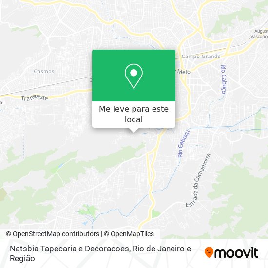 Natsbia Tapecaria e Decoracoes mapa