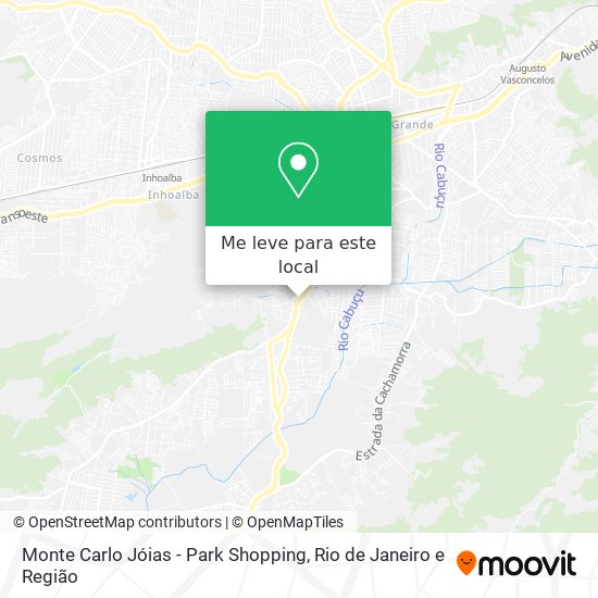 Monte Carlo Jóias - Park Shopping mapa