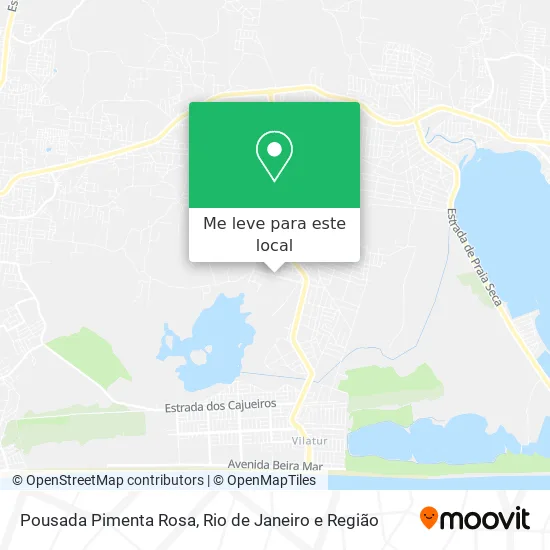 Pousada Pimenta Rosa mapa