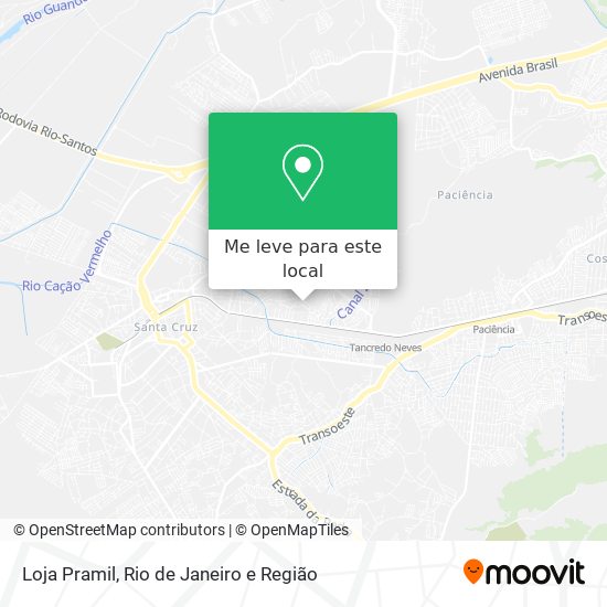 Loja Pramil mapa