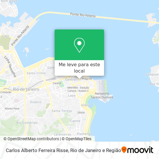 Carlos Alberto Ferreira Risse mapa