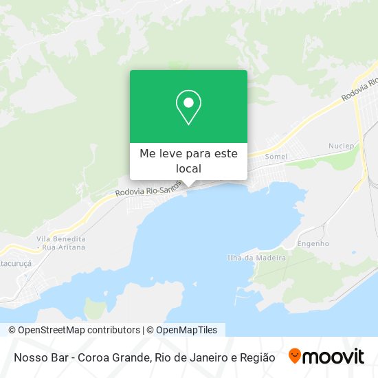 Nosso Bar - Coroa Grande mapa