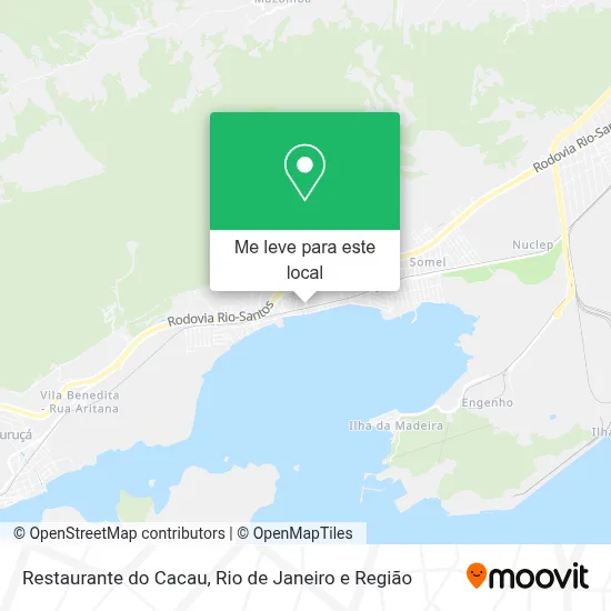 Restaurante do Cacau mapa