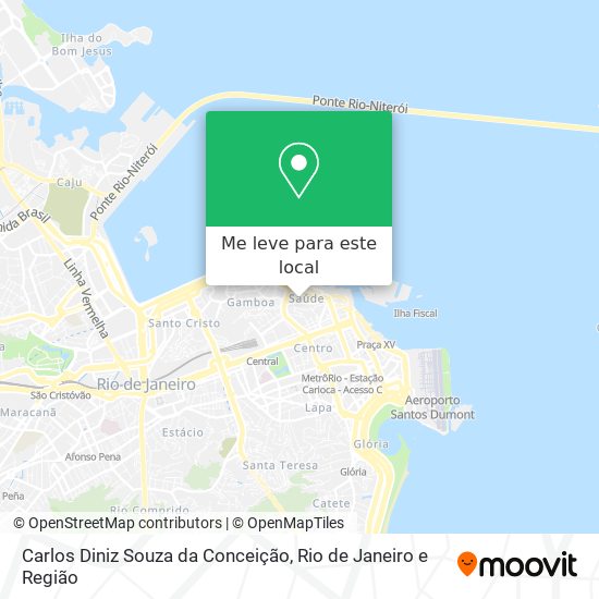 Carlos Diniz Souza da Conceição mapa