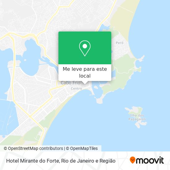 Hotel Mirante do Forte mapa