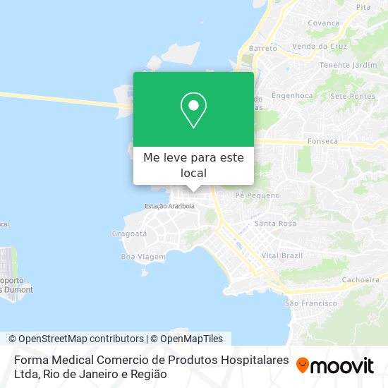 Forma Medical Comercio de Produtos Hospitalares Ltda mapa