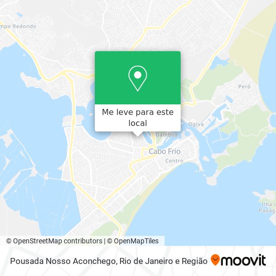 Pousada Nosso Aconchego mapa